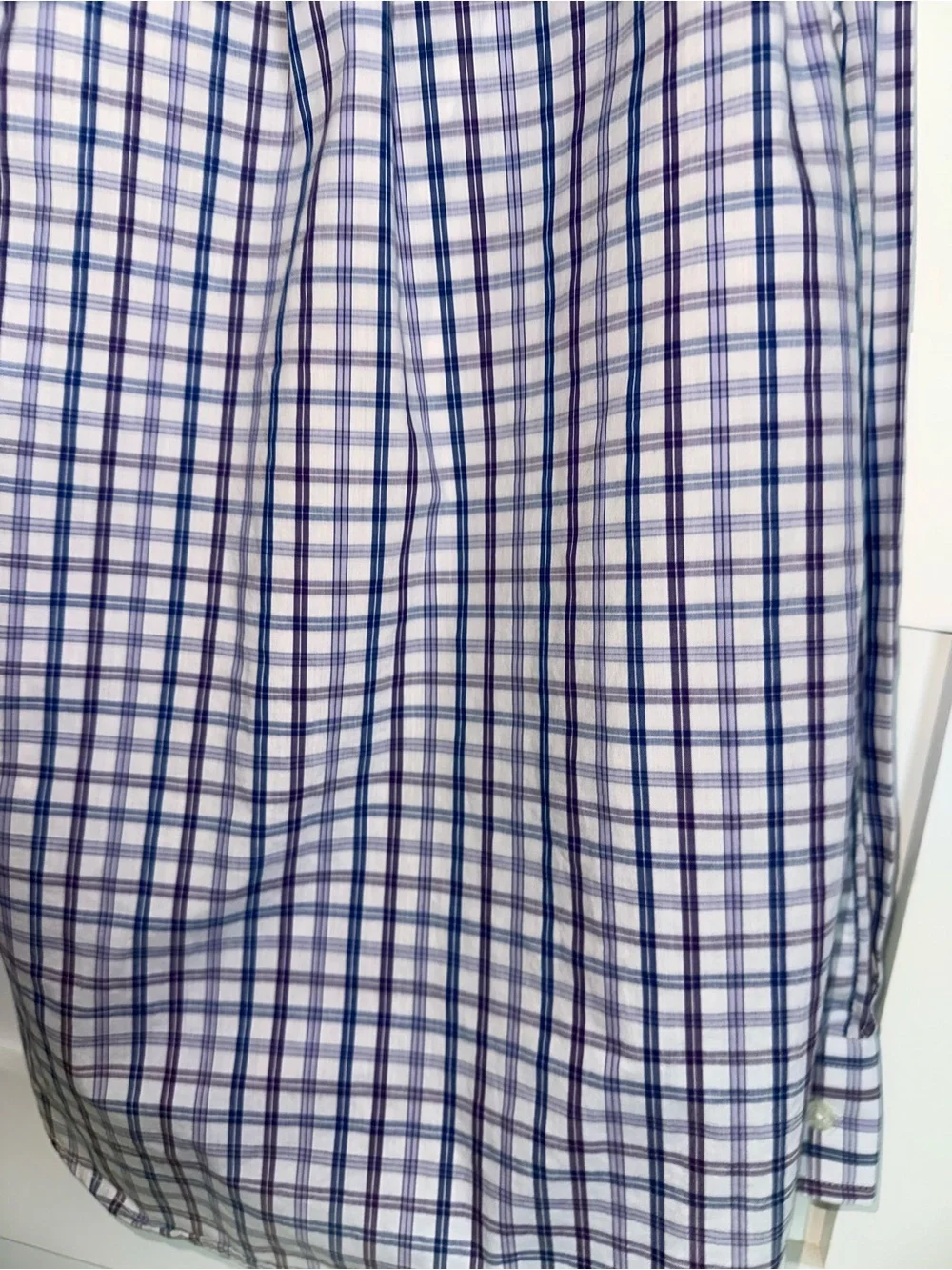 Almost New!Ralph Lauren Boys’ Blue Plaid Button-Down Shirt